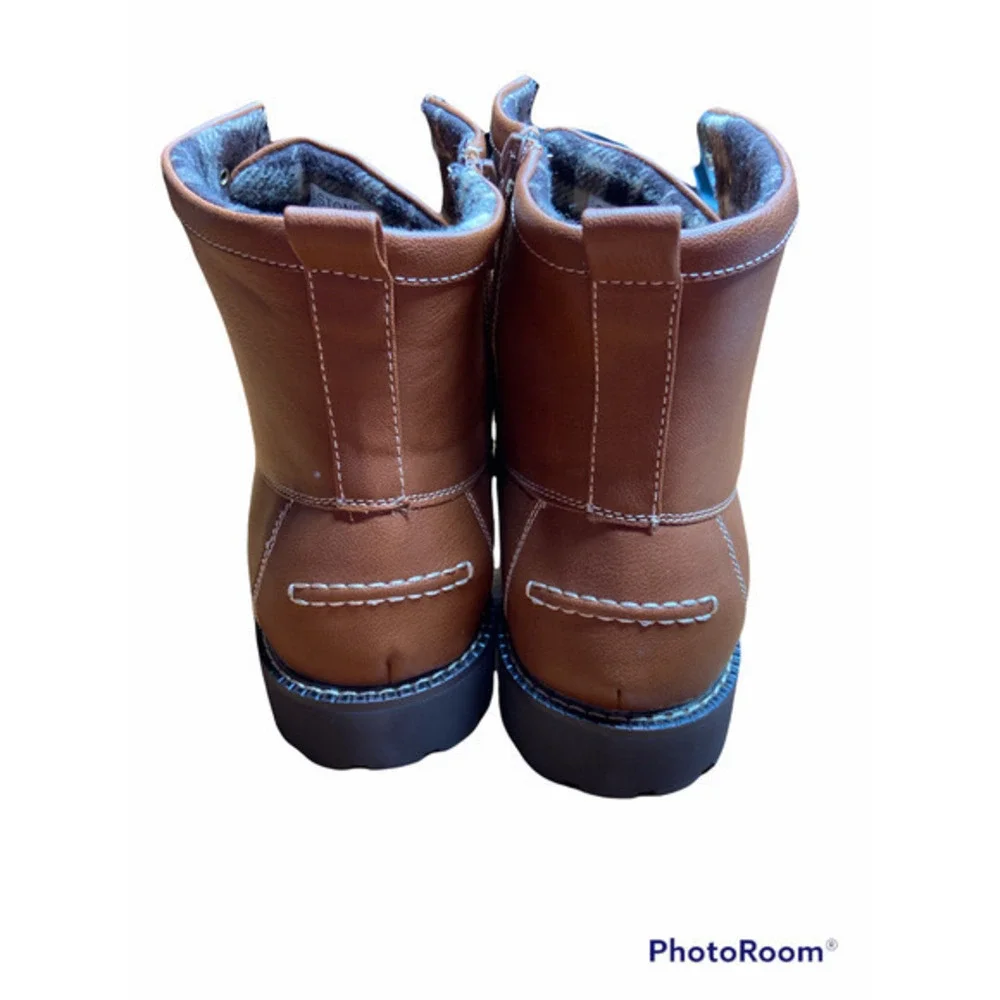Bruno Marc Light brown insulated boot size 10 1/2